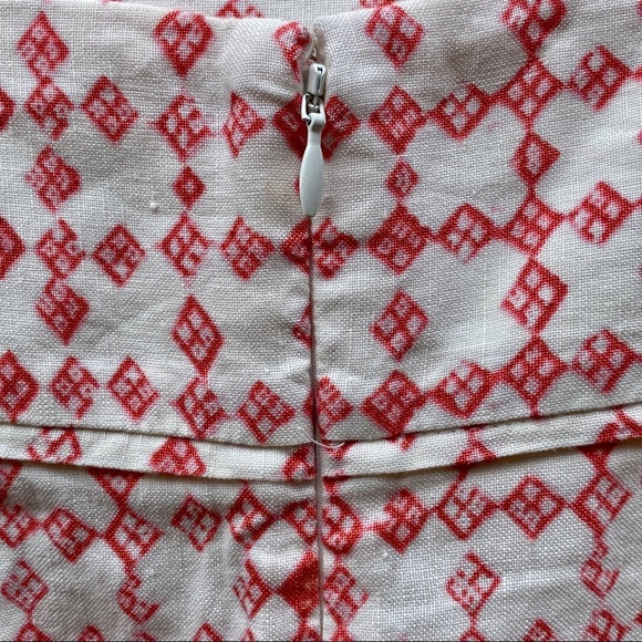 Ann Taylor Loft Linen Aztec Boho Skirt NWOT Sz. 6 - Picture 5 of 8
